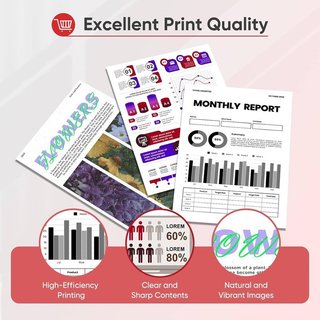 INKALFA 575XL 576XL 2Pack Tinta Canon TS3750i