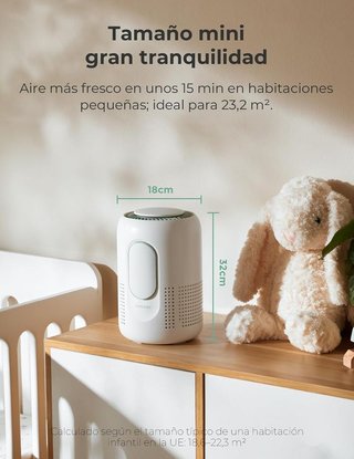 Momcozy purificador infantil HEPA H13 21dB PM2.5
