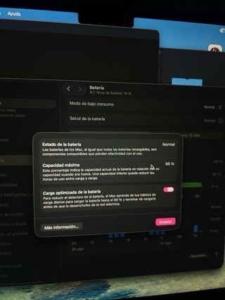 MacBook Air M3 13” 8GB (2024) | Batería 96%