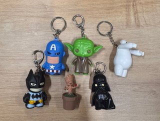 Llaveros Figuras Coleccionables (Star Wars, Marvel