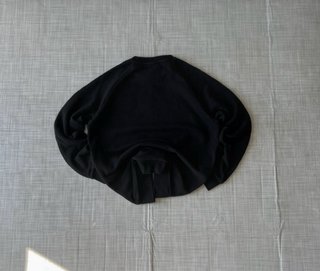 Sudadera Adidas Negra Crewneck Logo Trefoil