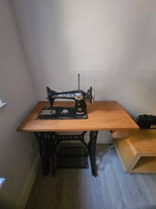 Máquina de coser Singer antigua