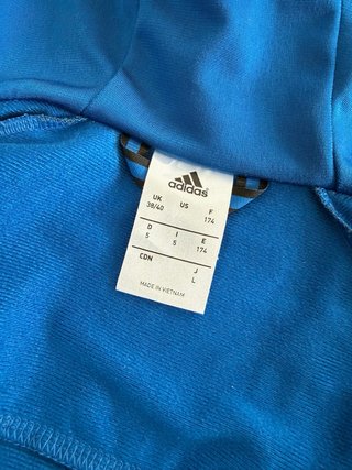 Chaqueta chandal Adidas vintage L Azul y Gris