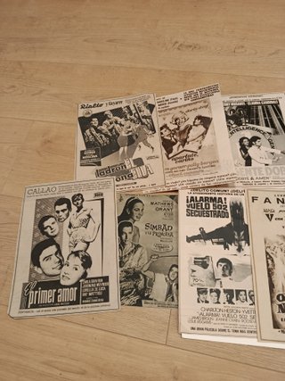 Lote 15 Carteles Cine Vintage