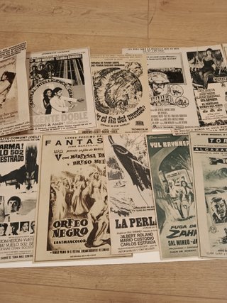 Lote 15 Carteles Cine Vintage