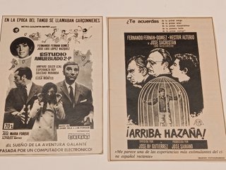 Lote 7 Láminas Cine Español Vintage