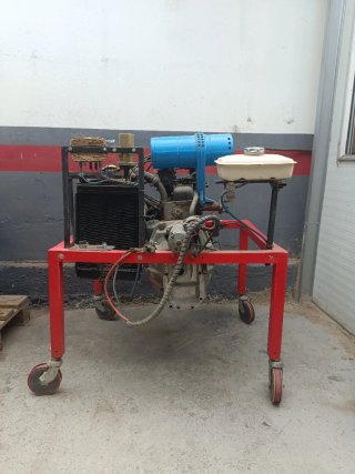 Banco de pruebas motor Seat 600