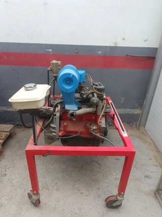 Banco de pruebas motor Seat 600
