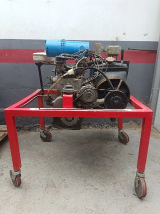 Banco de pruebas motor Seat 600