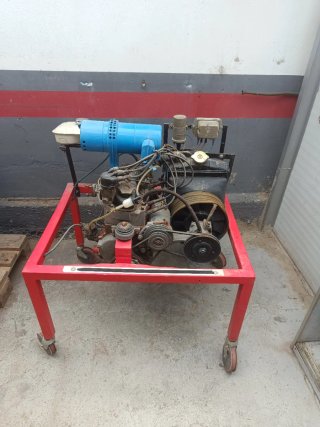 Banco de pruebas motor Seat 600