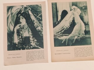 Lote 14 Láminas Actrices Hollywood Clásico Años 20