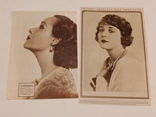 Lote 14 Láminas Actrices Hollywood Clásico Años 20