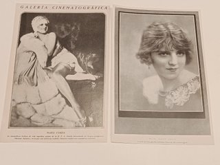 Lote 14 Láminas Actrices Hollywood Clásico Años 20