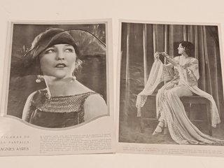 Lote 14 Láminas Actrices Hollywood Clásico Años 20