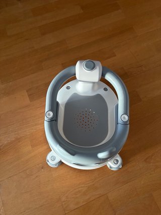 Asiento bañera bebé gris