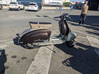 Lambretta Li 150 Scooter Marrón/Plata