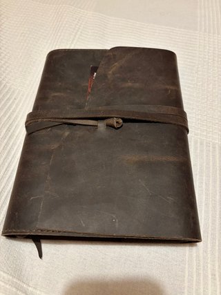 Diario de cuero.