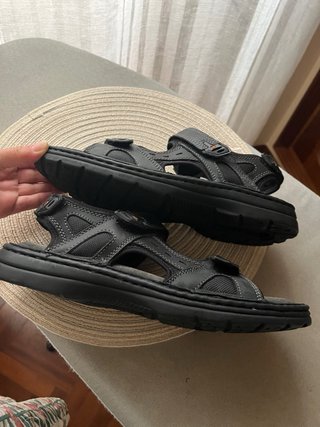 Sandalias Hush Puppies Hombre Negras
