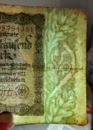🇩🇪 Billetes Alemania 1922/23