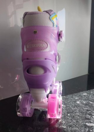 Patines de unicornio para niñas