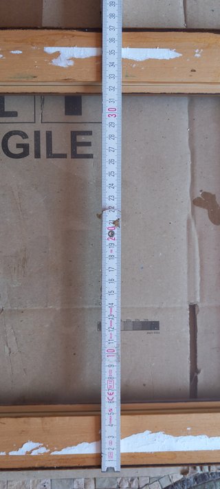 Cornice legno anticato 44x37 cm