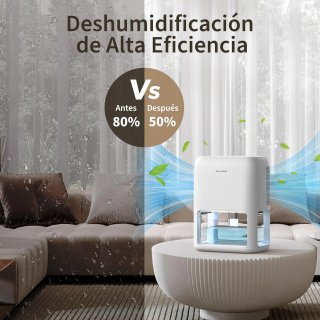 OMISOON Deumidificatore a Basso Consumo 1800ml