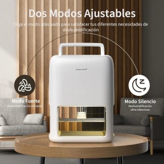OMISOON Deumidificatore a Basso Consumo 1800ml