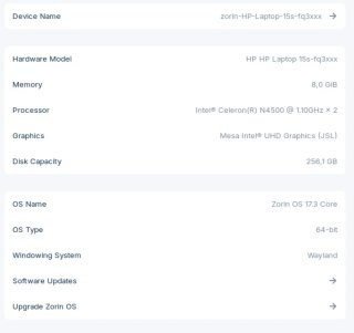 HP Laptop 15s-fq3xxx 15 8GB RAM 256GB NVMe