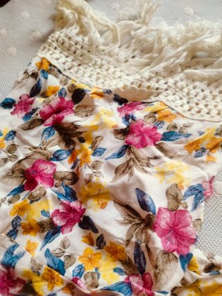 Kimono estampado flores