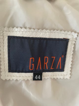 Chaqueta Piel Genuina Vintage Beige ver medidas
