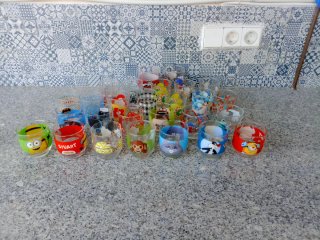 Bicchieri decorati collezione