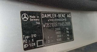 Mercedes-benz 263635 llanta 2104010402 clase e 240
