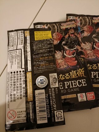 One Piece Card Game OP09 JAP - 10 Booster Sigillat