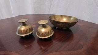 Campanelle Indù in Bronzo Antico