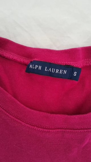 Ralph Lauren Maglia Cotone Fucsia Taglia S