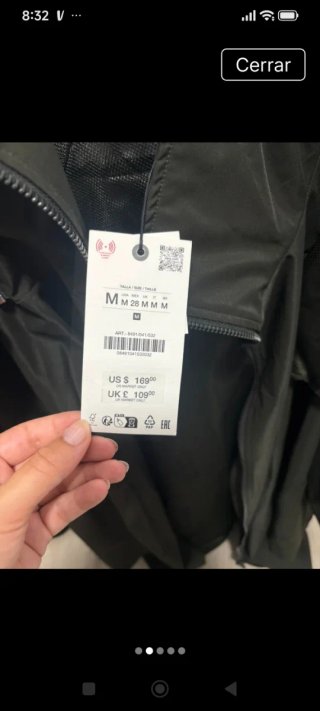 Zara Capa Trench Impermeable Edición Limitada