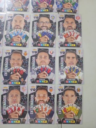 Lote de 20 entrenadores adrenalyn 25 26