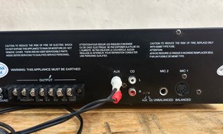 Amplificador Optimus AM-120 Negro