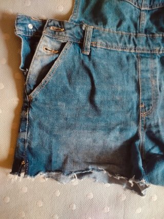 Peto vaquero corto talla S