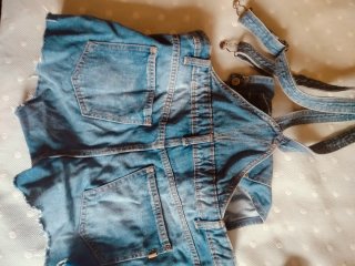 Peto vaquero corto talla S