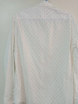 Camisa Caballero Blanca Estampada