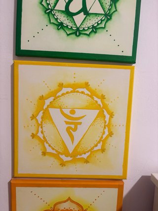 Cuadros Chakras 30x30cm