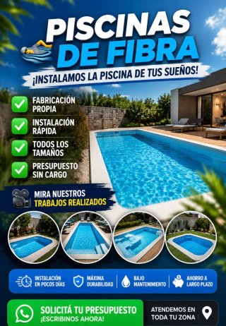 Piscinas de Fibra a Medida