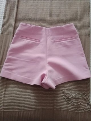 Falda pantalón rosa