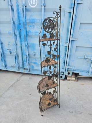 Estantería Hierro Forjado y Mimbre ☎️683469031☎️