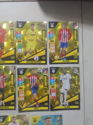Lote 11 cromos Edición Limitada adrenalyn 23 24