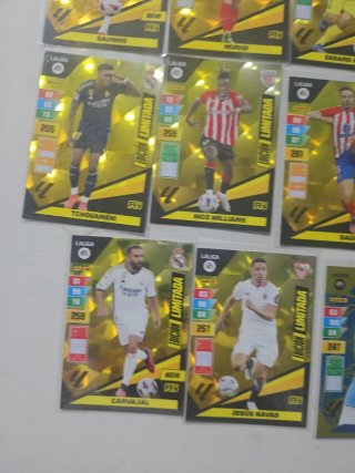 Lote 11 cromos Edición Limitada adrenalyn 23 24