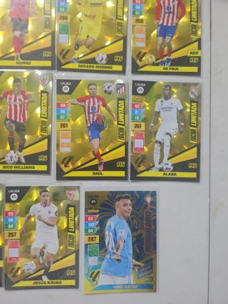 Lote 11 cromos Edición Limitada adrenalyn 23 24