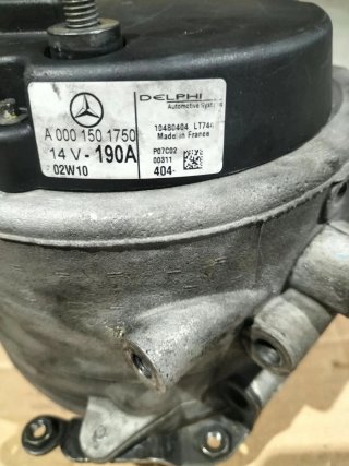 Alternador Mercedes-Benz Delphi 190A Original