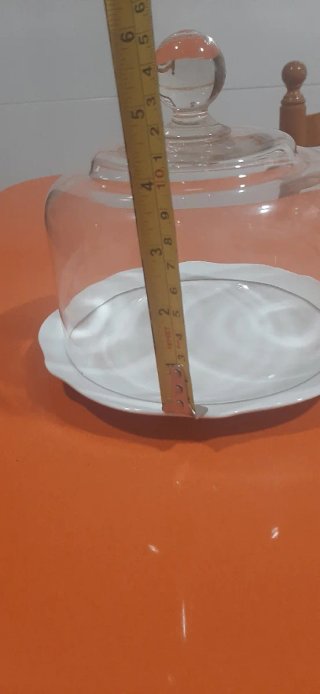 Campana di vetro per alimenti